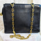 90s RARE gianni versace medusa chain shoulder bag