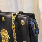 90s RARE gianni versace medusa chain shoulder bag