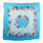 Full layout with ruler of holiday scarf