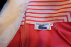 70s chemise lacoste pink pique tennis dress image 1