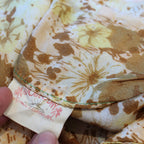 70s yellow floral mode o’day california shirtdress, image 4