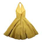 Back view showing zipper